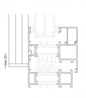 Railing - Horizontal section