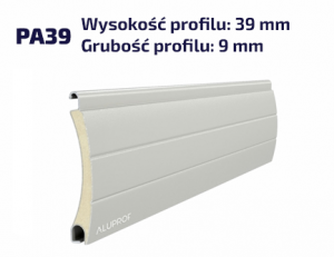 PA39 - PROFIL ALUMINIOWY WYPEŁNIONY PIĄNKĄ POLIRETANOWĄ