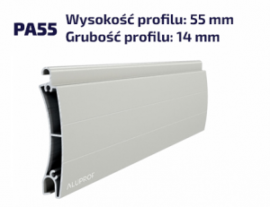 PA55 - PROFIL ALUMINIOWY EKSTRUDOWANY