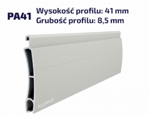 PA41 - PROFIL ALUMINIOWY EKSTRUDOWANY