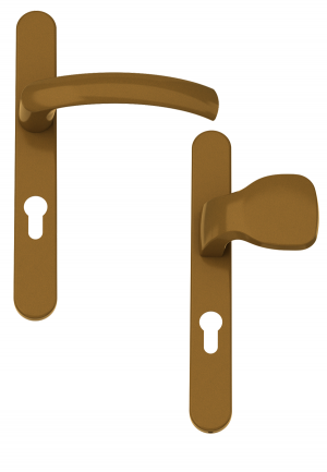 door handle with knob GOLD