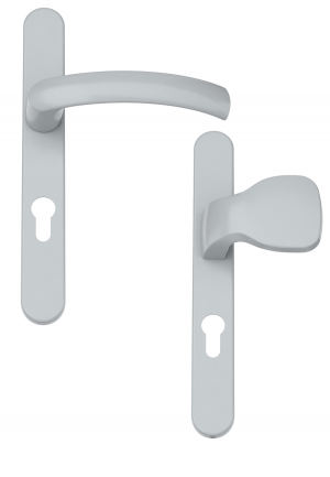 door handle with knob SILVER