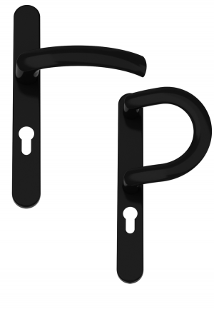 door handle with pull handle P BLACK