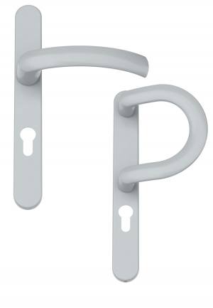 door handle with pull handle P SILVER