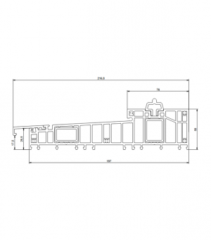 Bodenschwelle Master Step für HST E-DRIVE